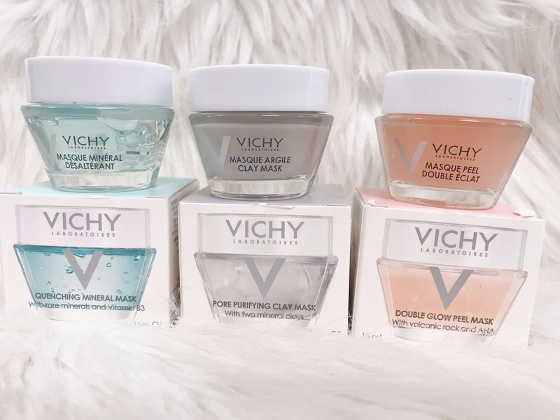 Bộ 3 Mặt Nạ Khoáng Núi Lửa Vichy Mineral Mask Box