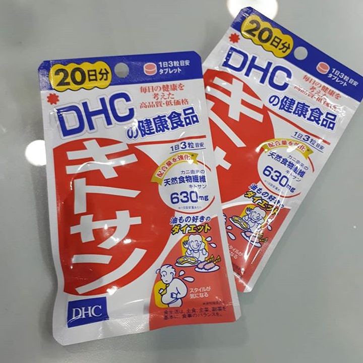 Viên Uống DHC Giảm Mỡ Bụng Chitosan Chính Hãng Nhật Bản